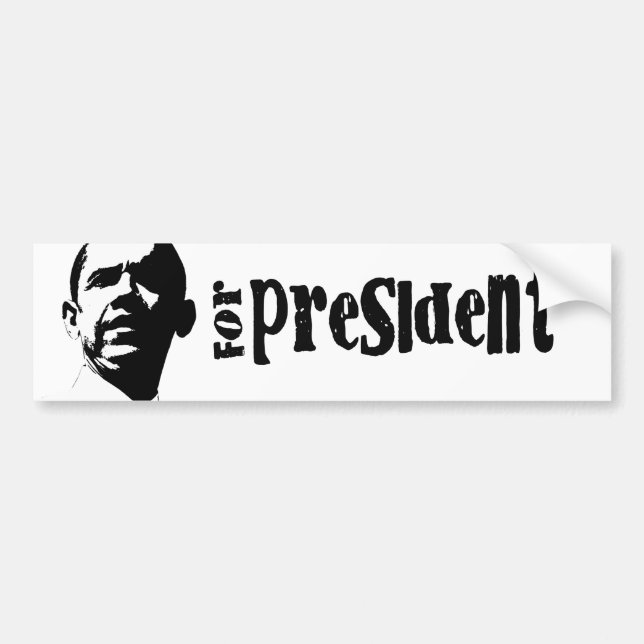 OBAMA 2012 BUMPER STICKER (Front)