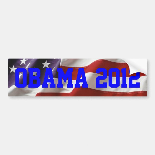 Obama 2012 bumper sticker (Front)