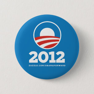 Obama "2012" Button Pin