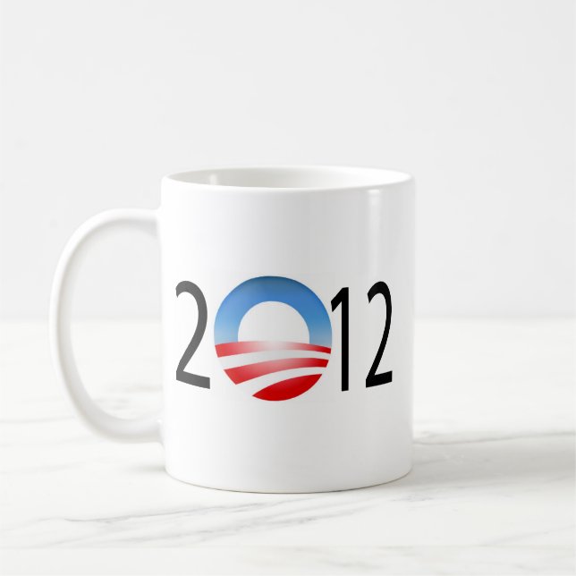 OBAMA 2012 COFFEE MUG (Left)
