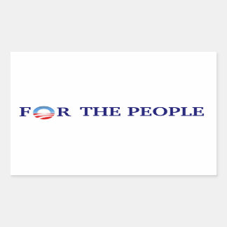 Obama 2012 For the People Sticker