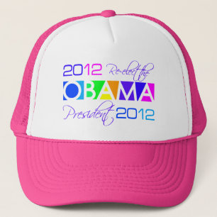 OBAMA 2012 hat - choose colour