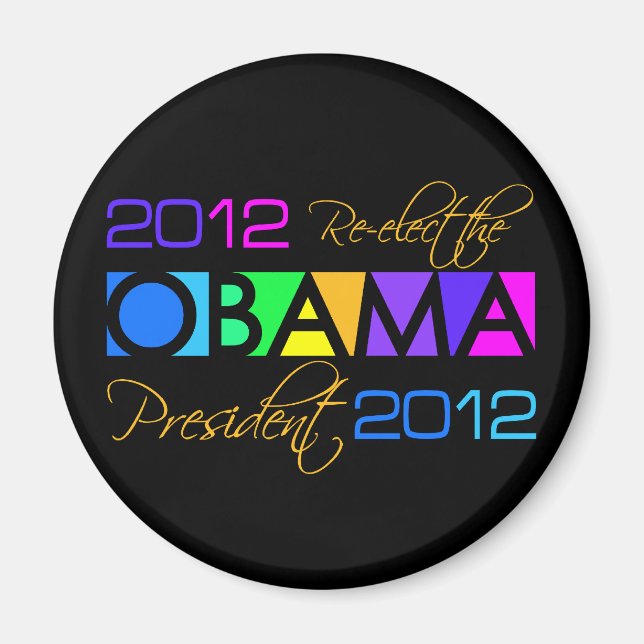 OBAMA 2012 magnet (Front)