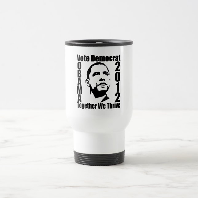 OBAMA 2012 mug - choose style & colour (Center)