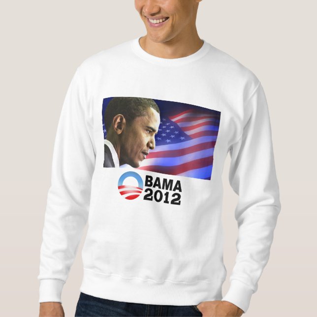 Obama 2012 (Patriotic) Sweatshirt (Front)