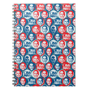 Obama 2012 Pop Art Notebook