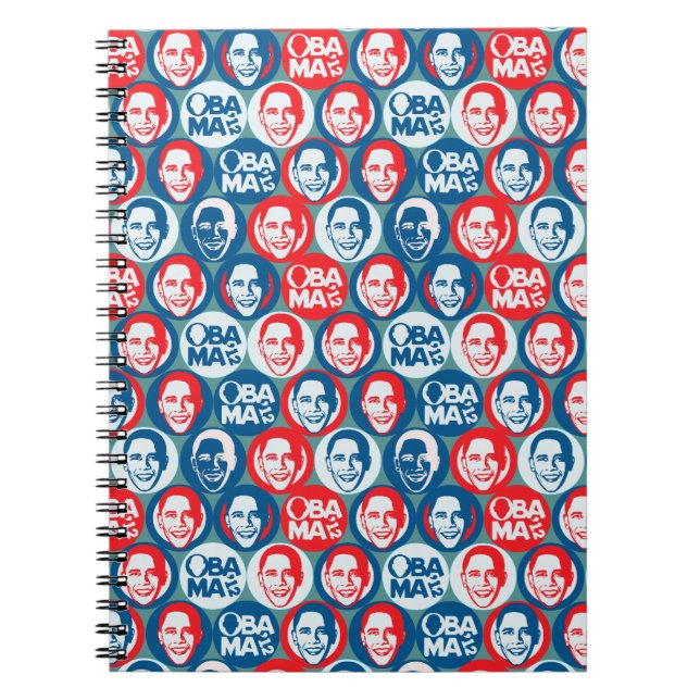 Obama 2012 Pop Art Notebook (Front)