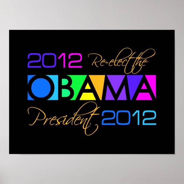 OBAMA 2012 poster (Front)