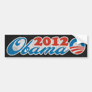 Obama 2012 Vintage Bumper Sticker
