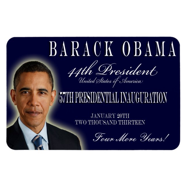 Obama 2013 Inauguration Commemorative Magnet (Horizontal)