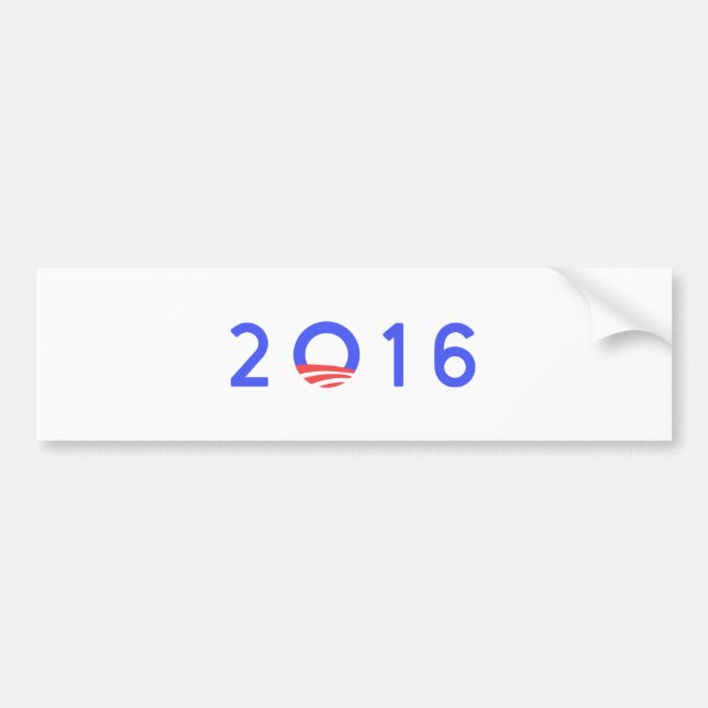 OBAMA 2016 BUMPER STICKER (Front)