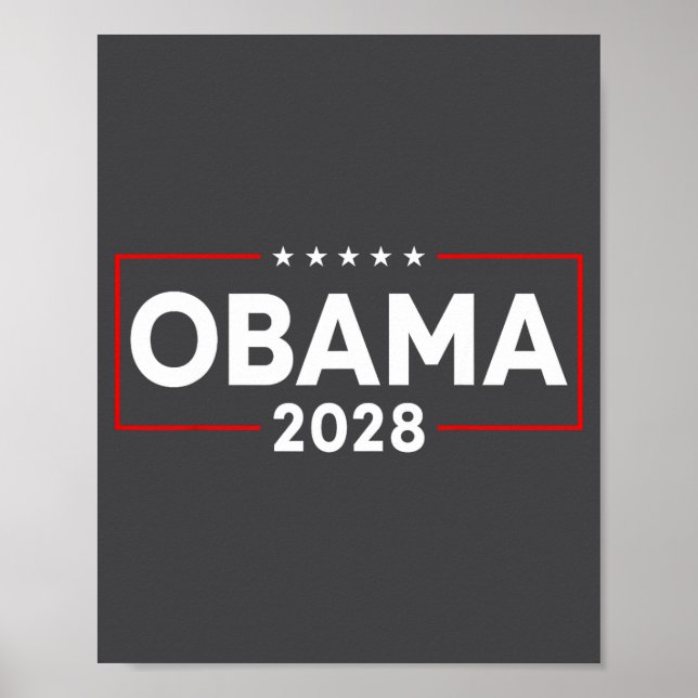 Obama 2028 3rd Term Let's Fix This, Obama For  Poster (Front)