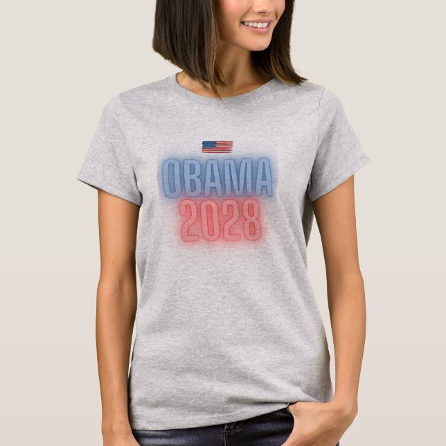 Obama 2028 – A Future We Believe In T-Shirt (Front)