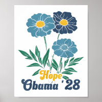Obama 2028 Hope Floral For President _1