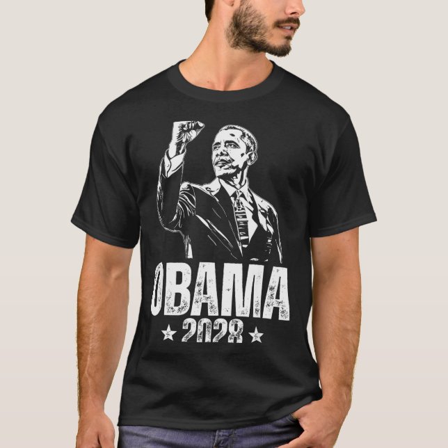 Obama 2028 Let's Fix This Obama 48th President T-Shirt (Front)