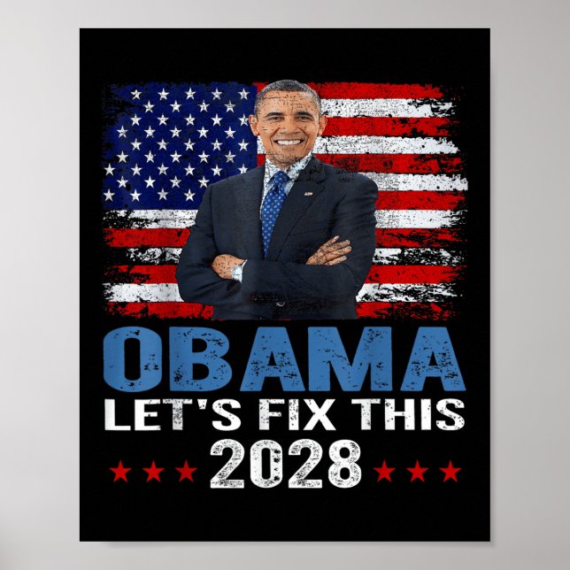 Obama 2028 Lets Fix This 7  Poster (Front)
