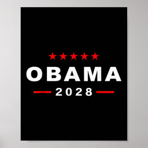 Obama 2028 Shirt Vote Obama For President 2028 _1 Poster