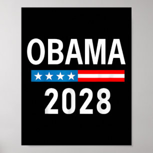 Obama 2028 Shirt Vote Obama For President 2028  Poster