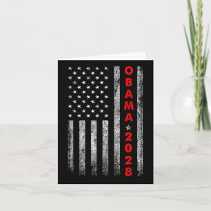 Obama 2028 Shirt Vote Obama For President 2028 Us Card
