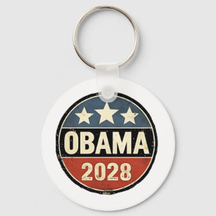 Obama 2028 US Election Politics Key Ring