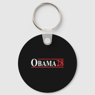 Obama 28 Retro Vintage Key Ring