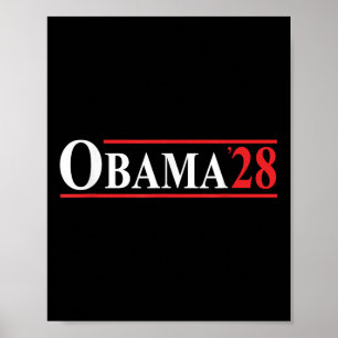 Obama 28 Retro Vintage  Poster