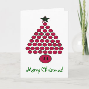 Obama 44 Custom Christmas Card
