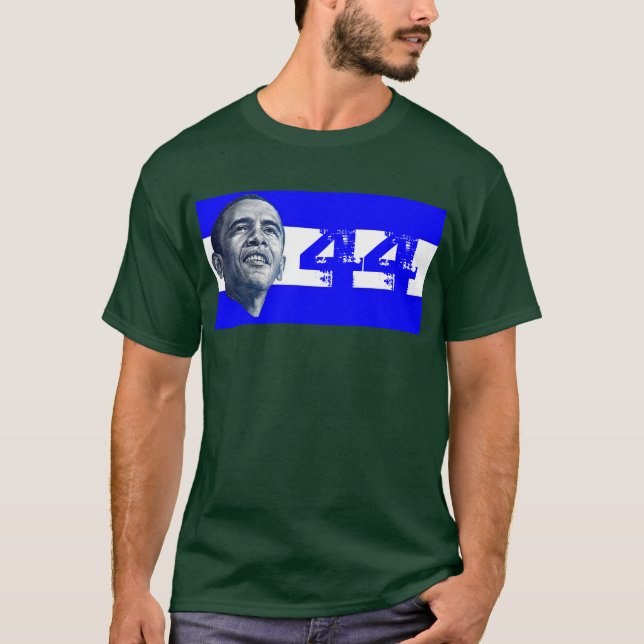 Obama 44 (Dbl sided) T-Shirt (Front)