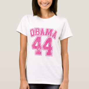 obama 44 pink light womens T-Shirt
