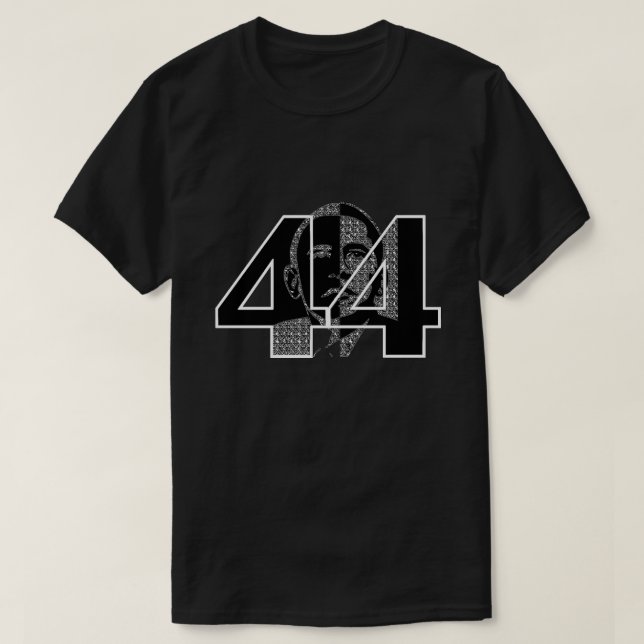 Obama 44th President T-Shirt (Design Front)