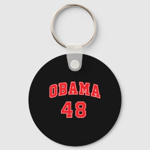 Obama 48 For President 2028 Obama 2028 Premium Key Ring