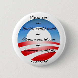 Obama 6 Cm Round Badge