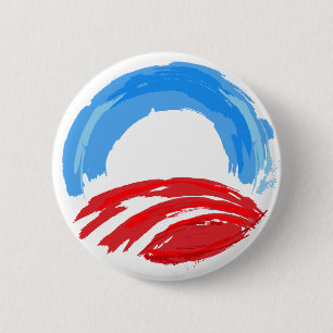 Obama 6 Cm Round Badge