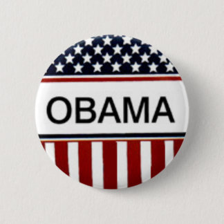 OBAMA 6 CM ROUND BADGE