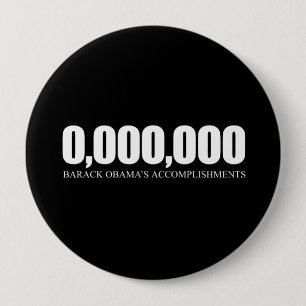 Obama Accomplishments 10 Cm Round Badge