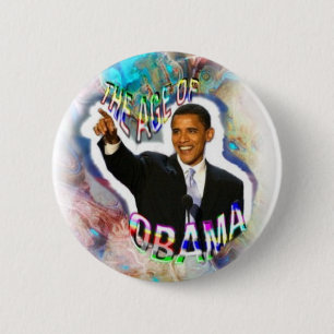 Obama Aquarius Button