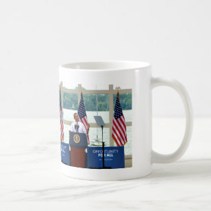 Obama at Lake Harriet Coffee Mug