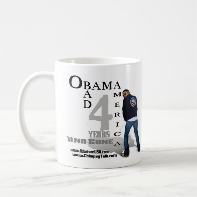 Obama Bad! Coffee Cups (Left)