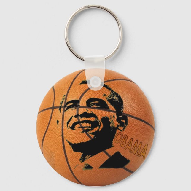 Obama Basketball Keychain (Front)