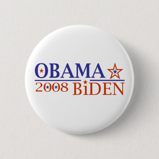 Obama Biden 08 6 Cm Round Badge
