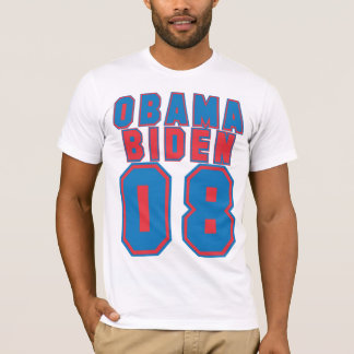 Obama Biden 08, BLUE & Red T-Shirt
