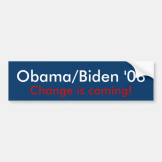 Obama/Biden '08 Bumper Sticker
