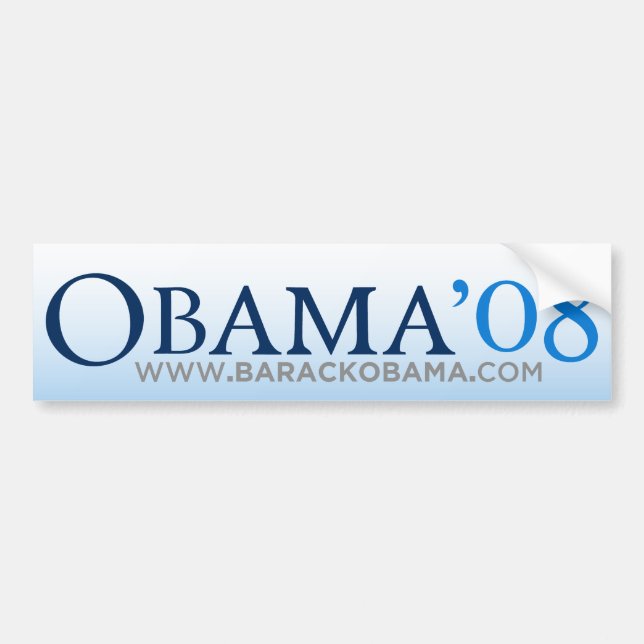 Obama Biden 08 Bumper Sticker (Front)