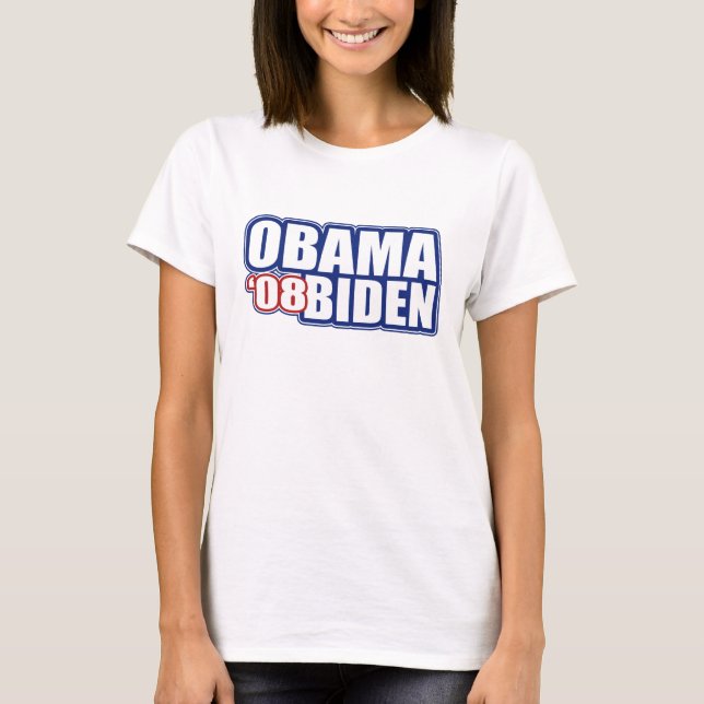 Obama Biden '08 T-shirts for Women & Men (Front)