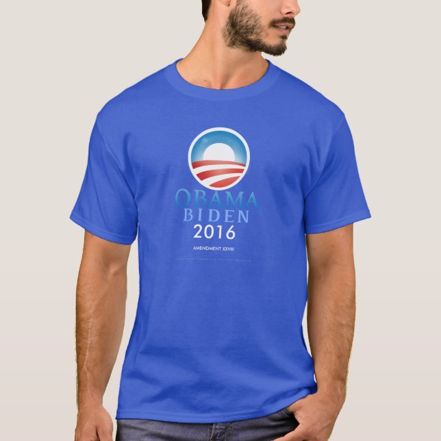 Obama Biden 2016 T-Shirt (Front)