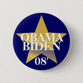 Obama Biden 6 Cm Round Badge