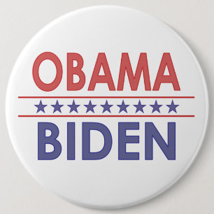 Obama-Biden 6 Cm Round Badge