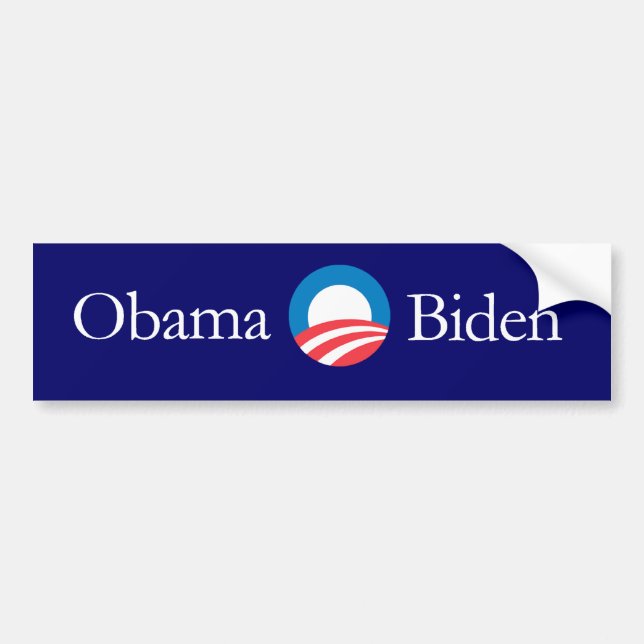 Obama Biden bumpersticker Bumper Sticker (Front)