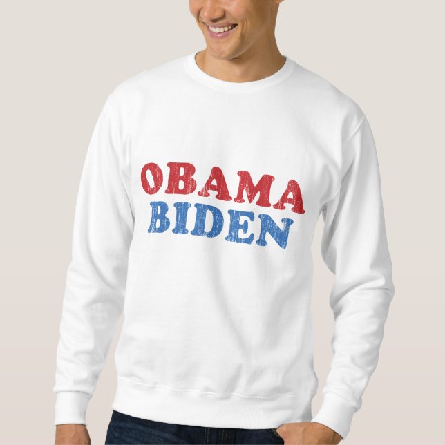 Obama Biden Grunge Sweatshirt (Front)