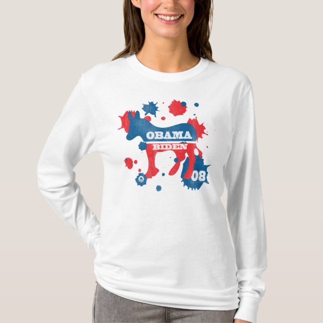 Obama Biden Paint T-Shirt (Front)